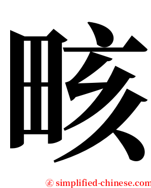 畡 serif font