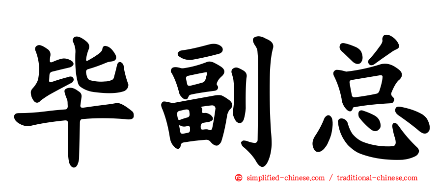 毕副总
