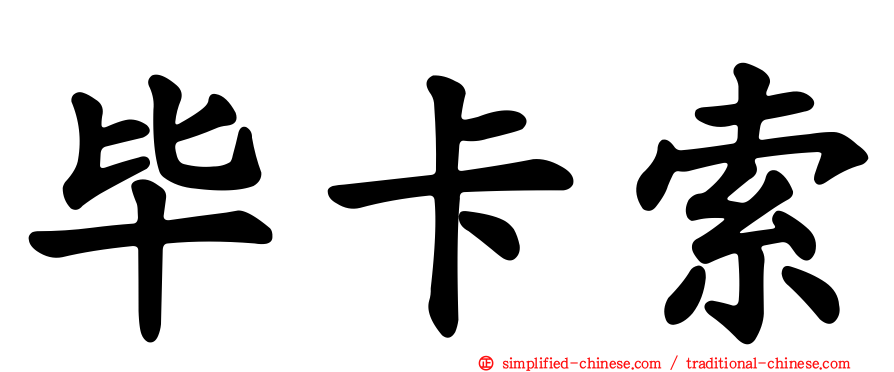 毕卡索