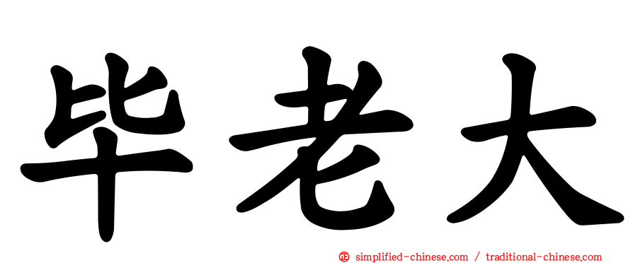 毕老大