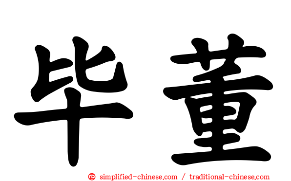 毕董