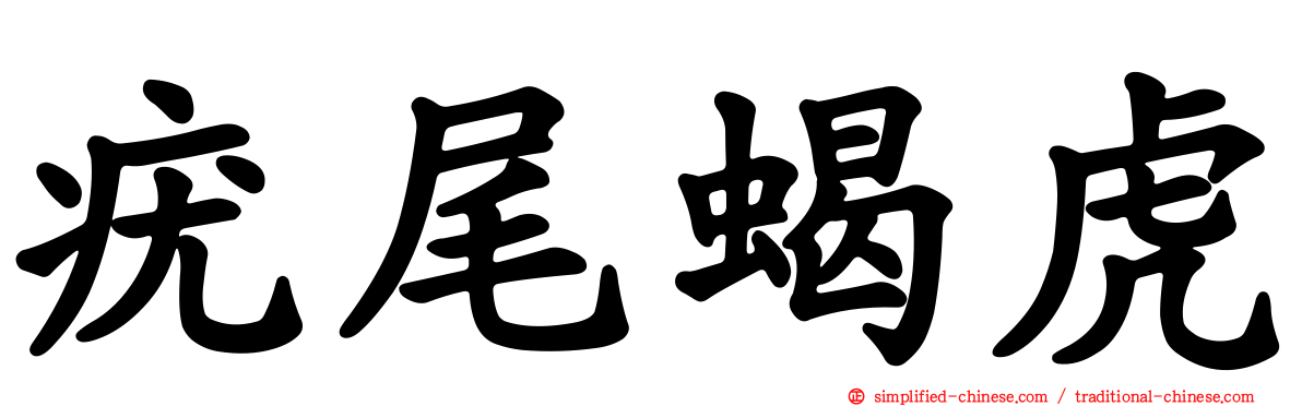 疣尾蝎虎