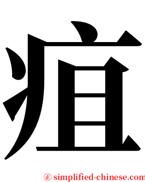 疽 serif font