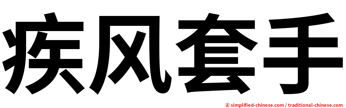 疾风套手
