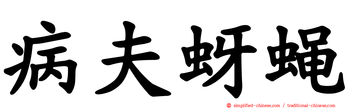 病夫蚜蝇