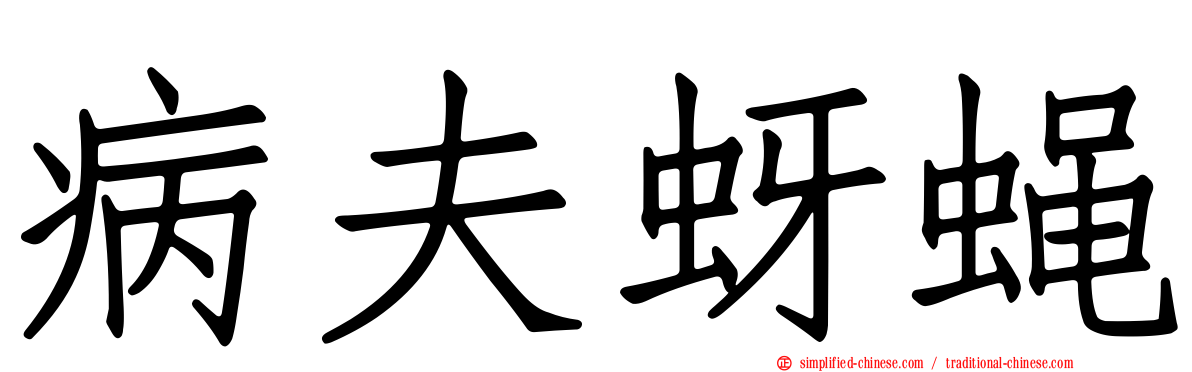 病夫蚜蝇