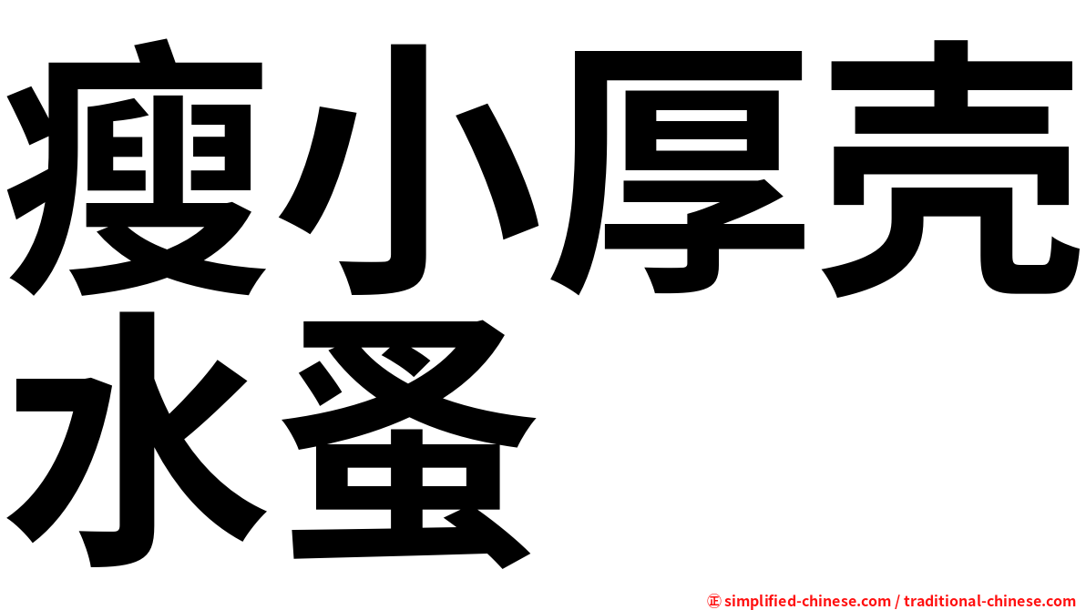 瘦小厚壳水蚤