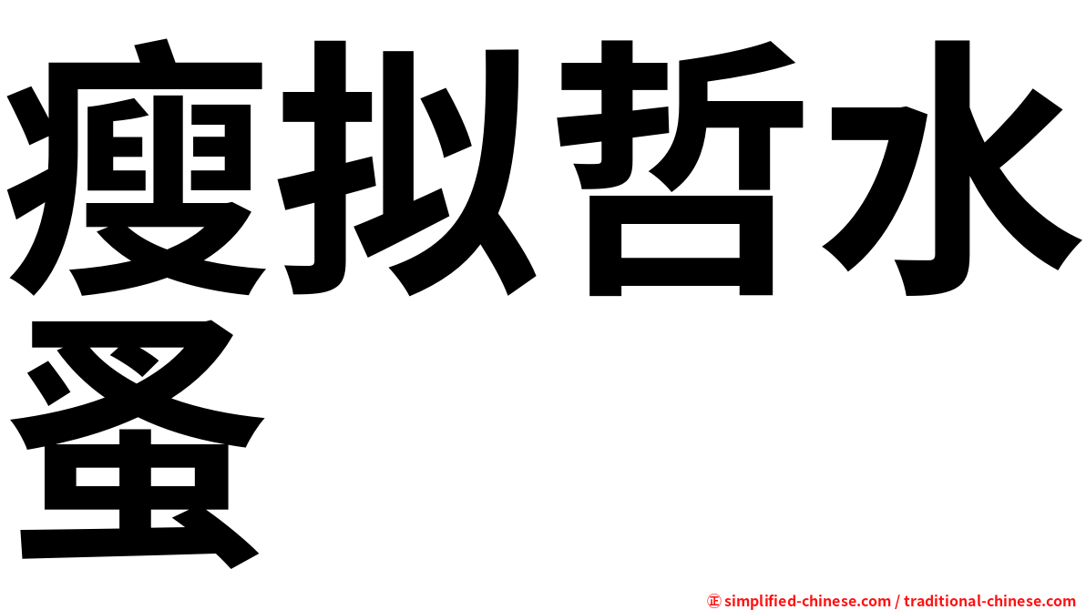 瘦拟哲水蚤