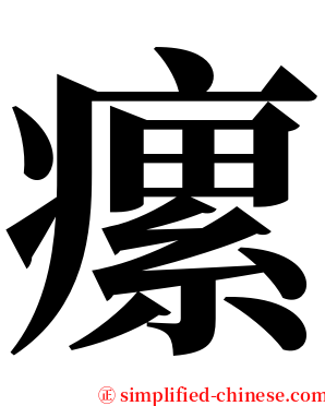 瘰 serif font