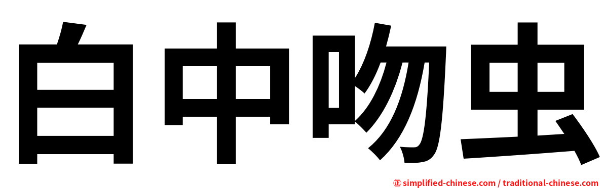 白中吻虫