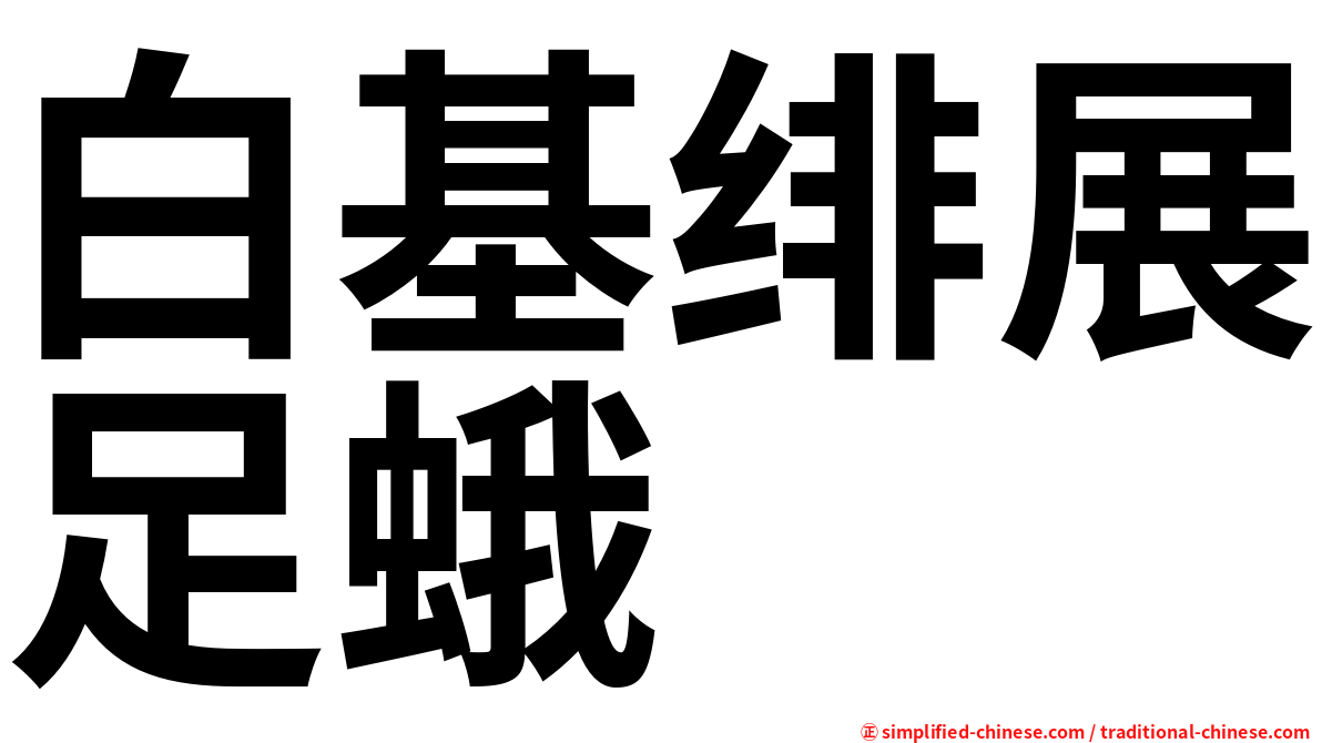 白基绯展足蛾