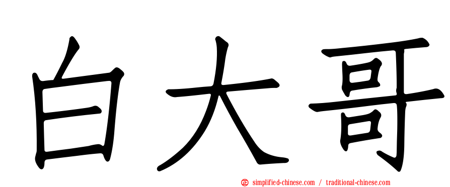白大哥