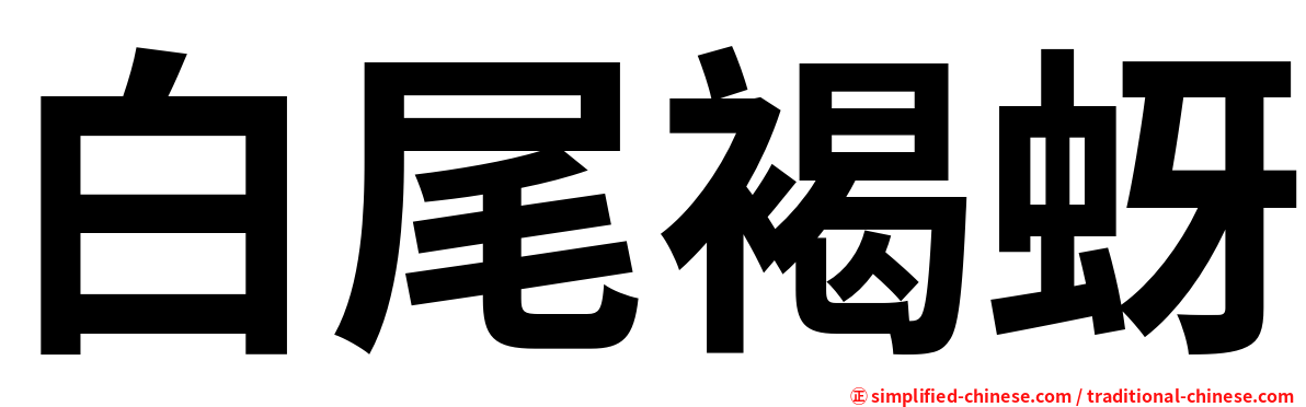 白尾褐蚜