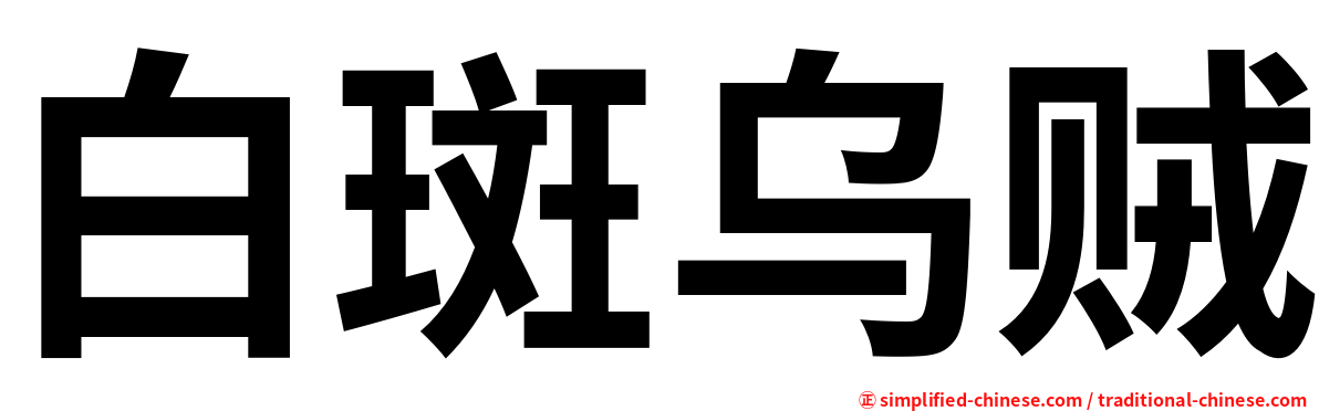 白斑乌贼