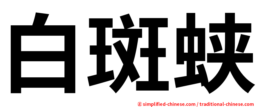 白斑蛱