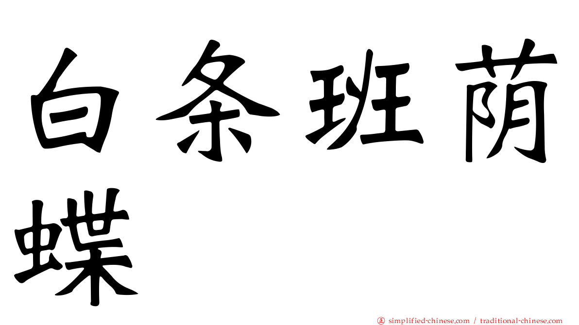 白条班荫蝶