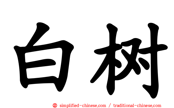 白树