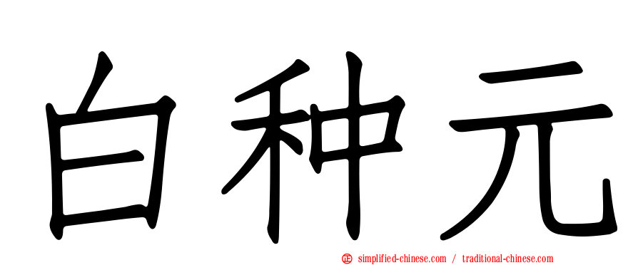 白种元