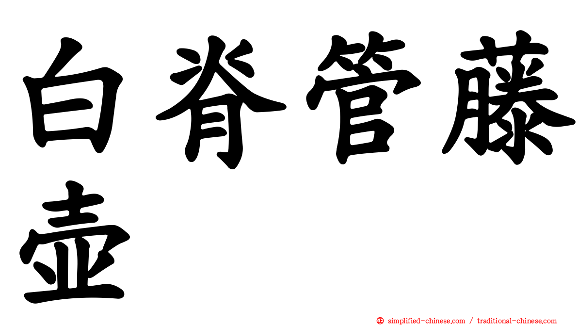 白脊管藤壶