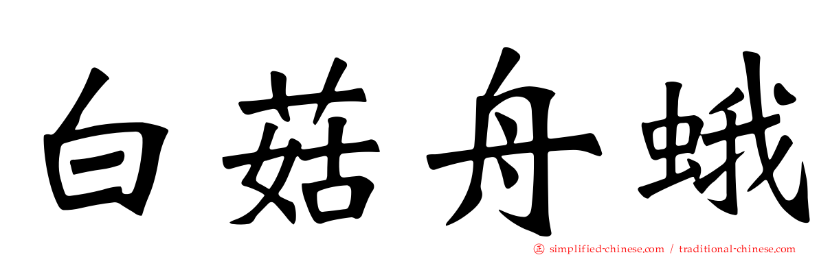 白菇舟蛾