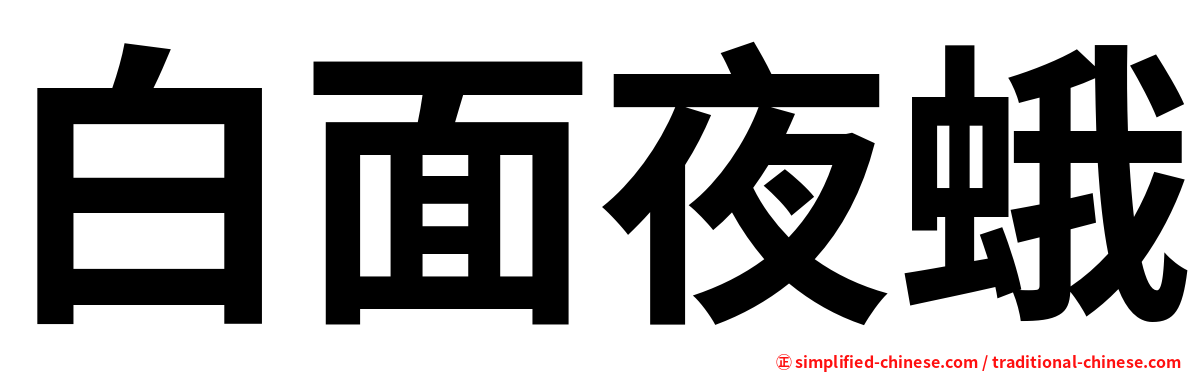 白面夜蛾