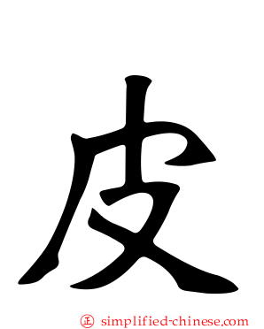 皮