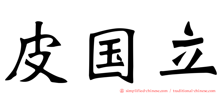 皮国立
