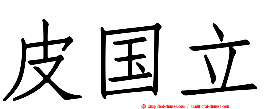 皮国立