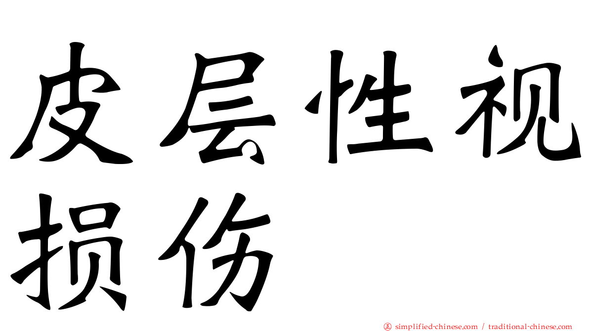 皮层性视损伤