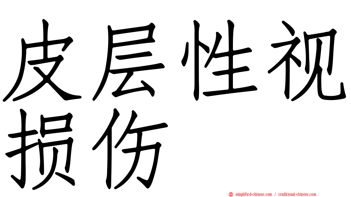 皮层性视损伤
