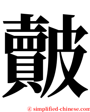 皾 serif font