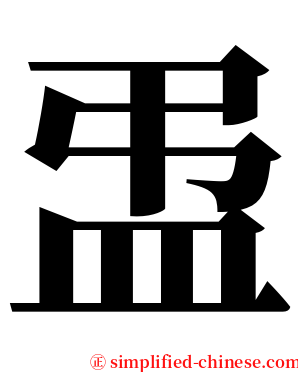 盄 serif font