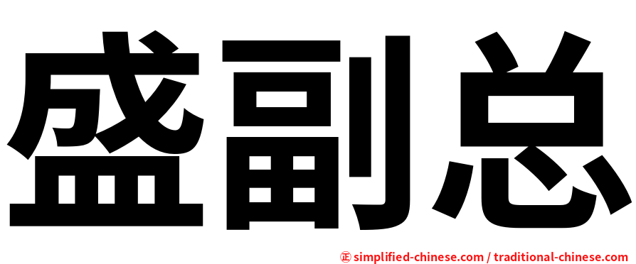 盛副总
