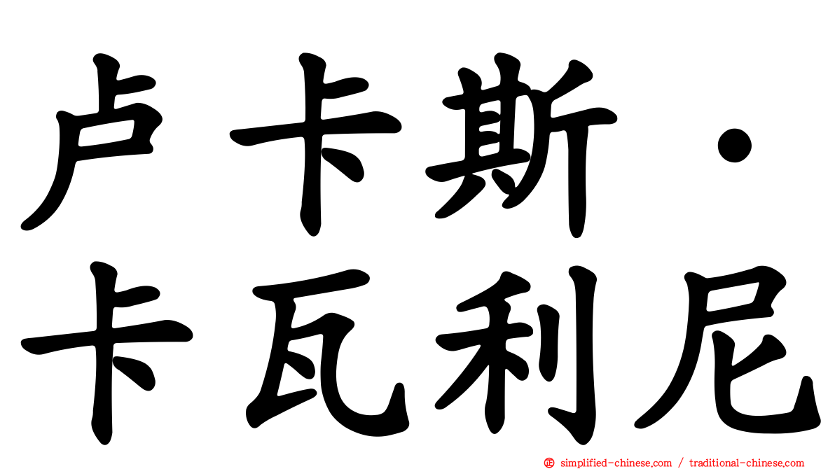 卢卡斯·卡瓦利尼