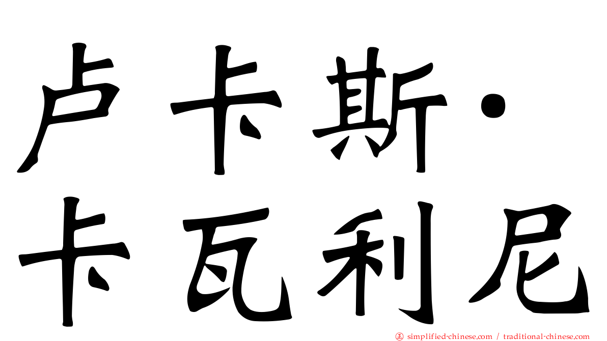 卢卡斯·卡瓦利尼