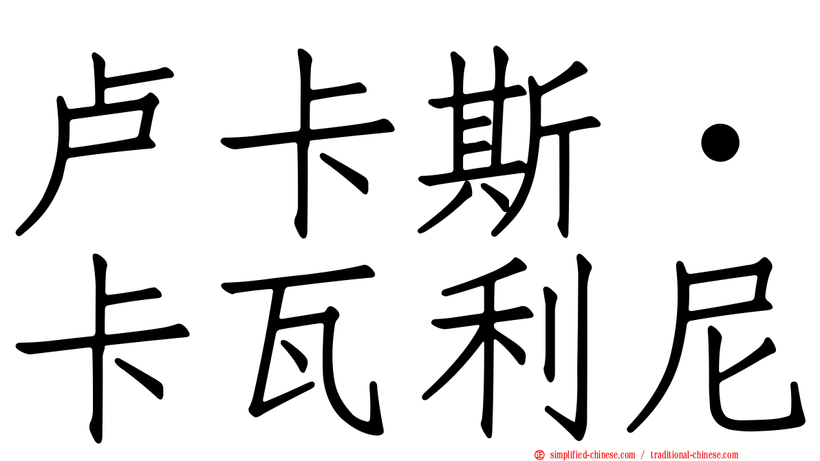卢卡斯·卡瓦利尼