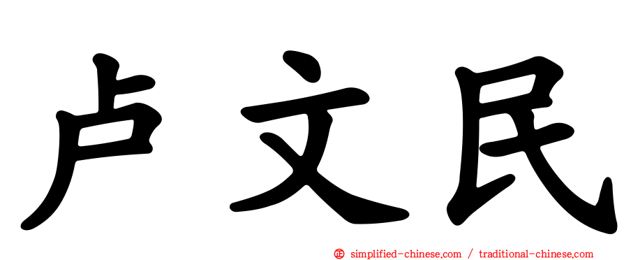 卢文民