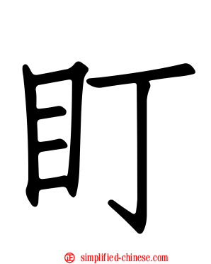 盯