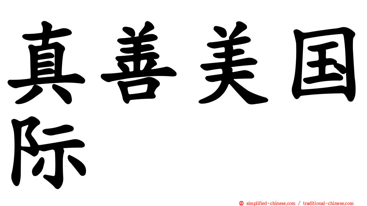 真善美国际