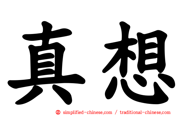 真想