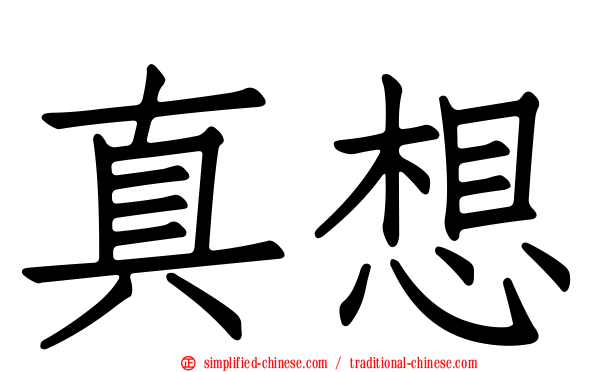 真想