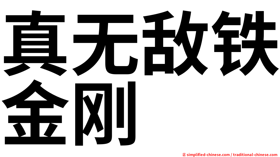 真无敌铁金刚