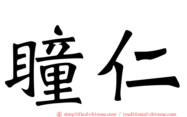 瞳仁
