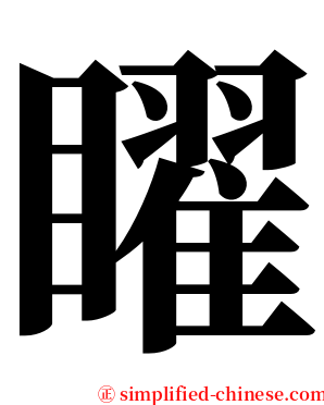 矅 serif font