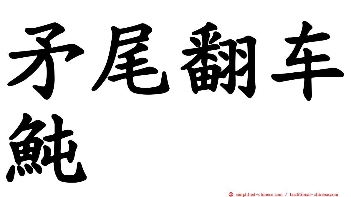 矛尾翻车鲀