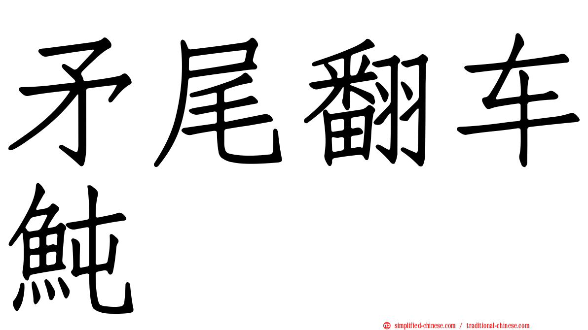矛尾翻车鲀