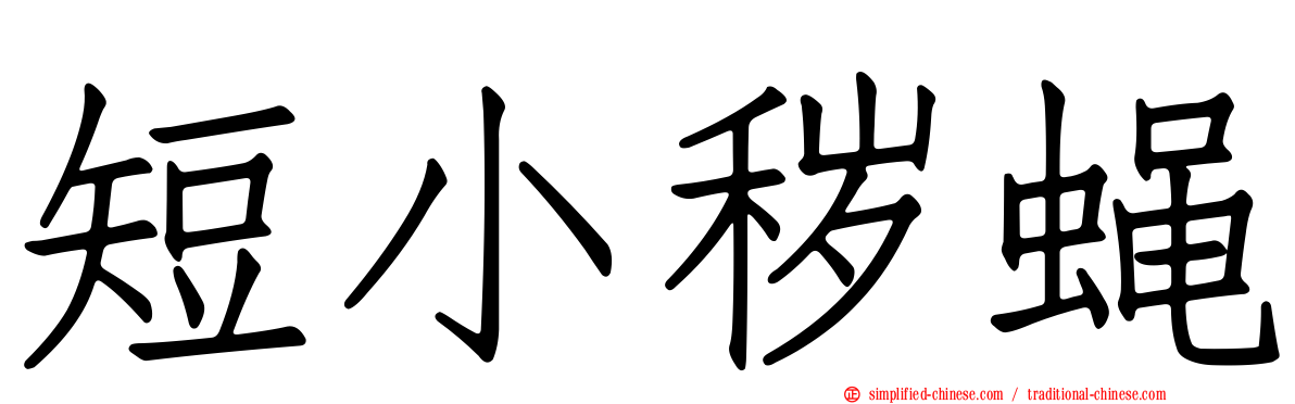 短小秽蝇