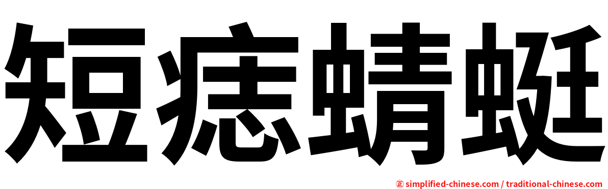 短痣蜻蜓