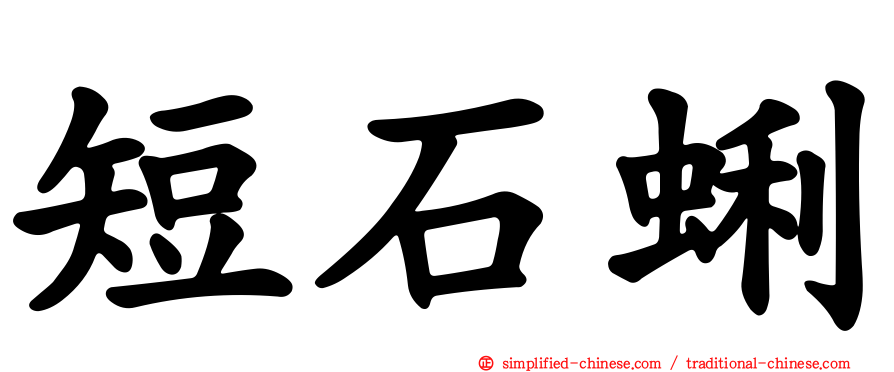 短石蜊