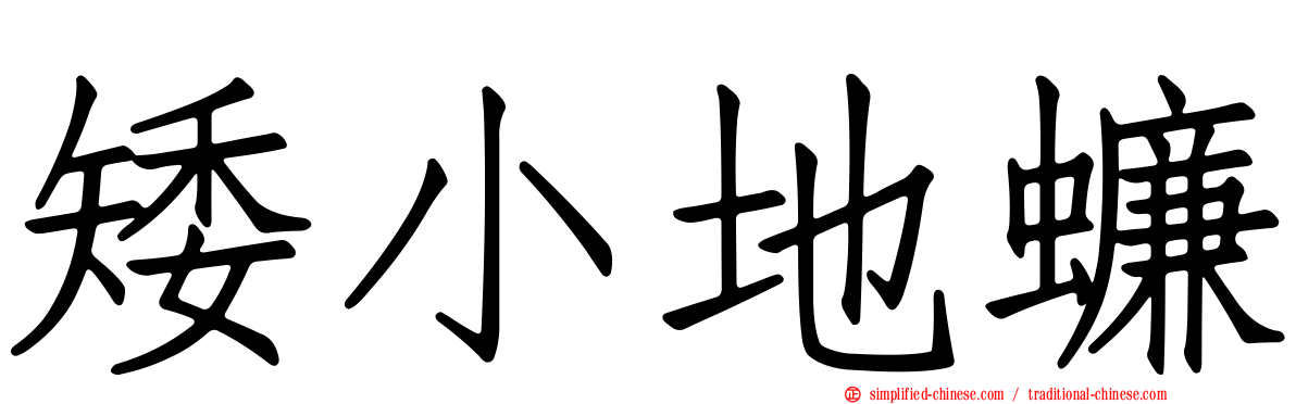矮小地蠊